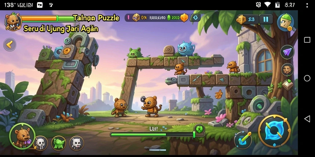 Screenshot gameplay menegangkan dari 138ALIEN