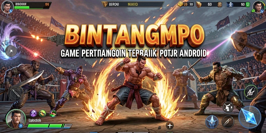 Tampilan gameplay BINTANGMPO dalam aksi pertarungan hebat.
