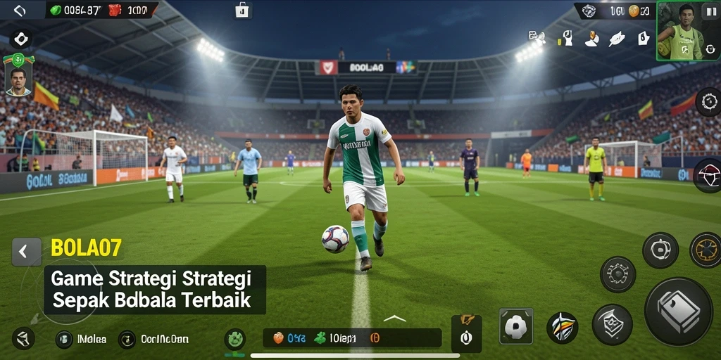 Tampilan spektakuler dari gameplay BOLA07 yang mendebarkan.