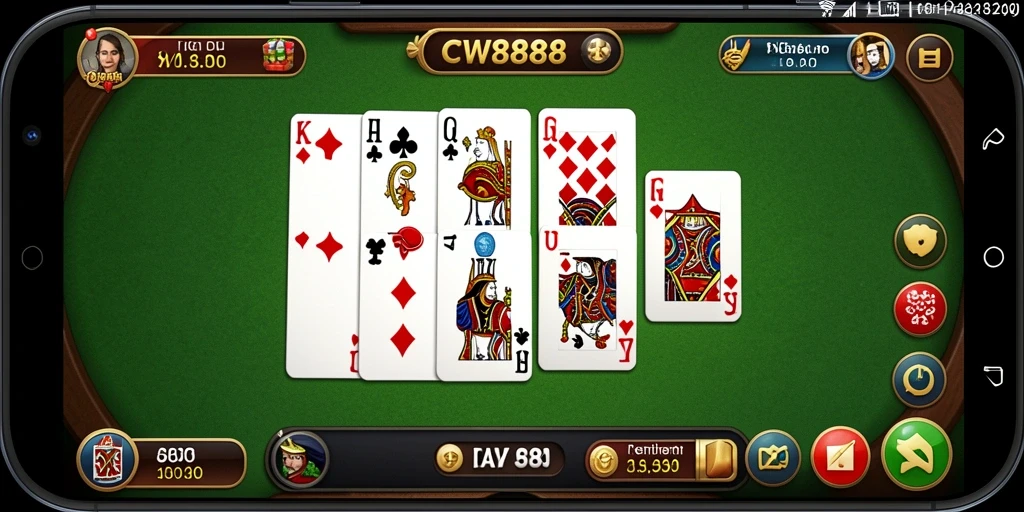 Tampilan gameplay Domino CW8888 yang seru dan menarik.