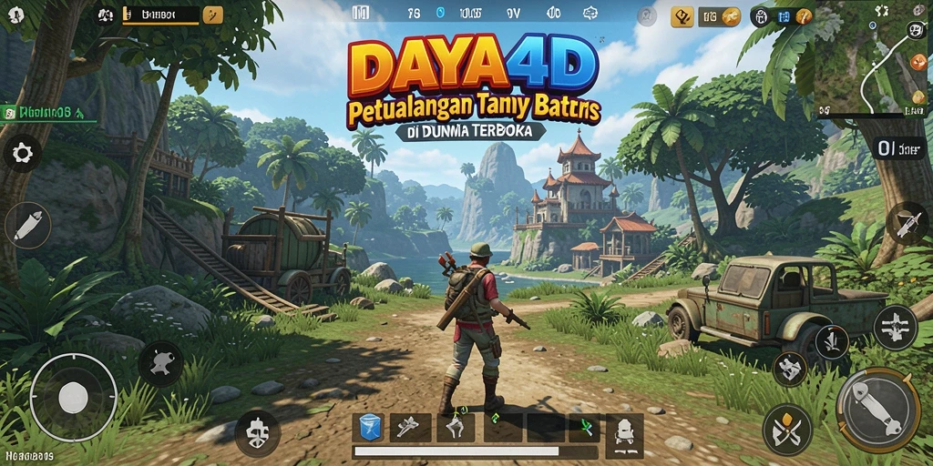 Tampilan menakjubkan dari gameplay Open World DAYA4D yang mempesona.