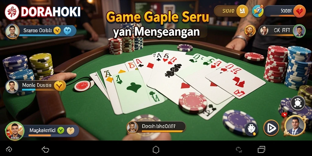 Tampilan gameplay DORAHOKI yang menarik dan interaktif.