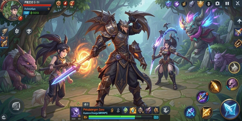 Tampilan utama gameplay FB333 menampilkan aksi seru dan karakter yang dinamis.