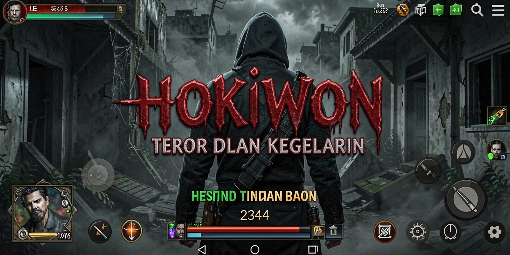 Gameplay HOKIWON yang mendebarkan di tempat gelap.