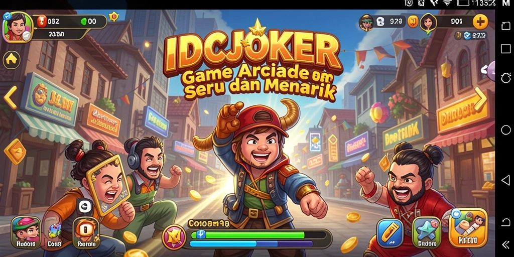 Tampilan gameplay menarik dari IDCJOKER yang menyenangkan.