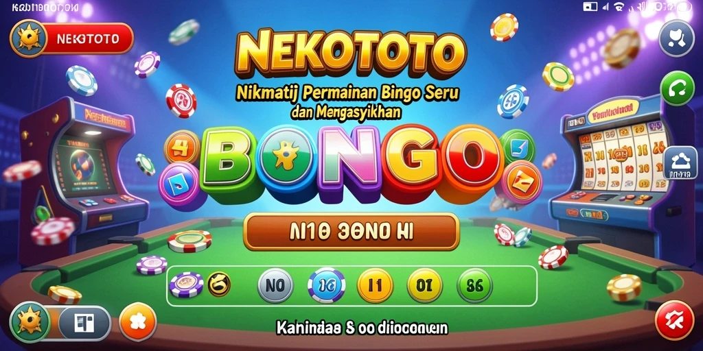 Gameplay seru NEKOTOTO dengan suasana Bingo yang mendebarkan.