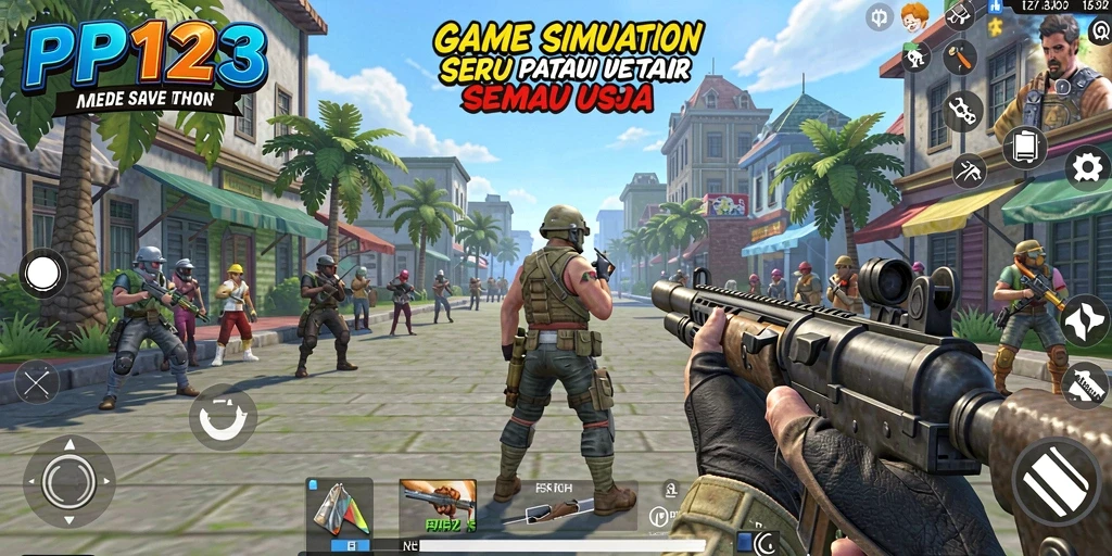 Tampilan gameplay PP123 yang interaktif dan menarik.