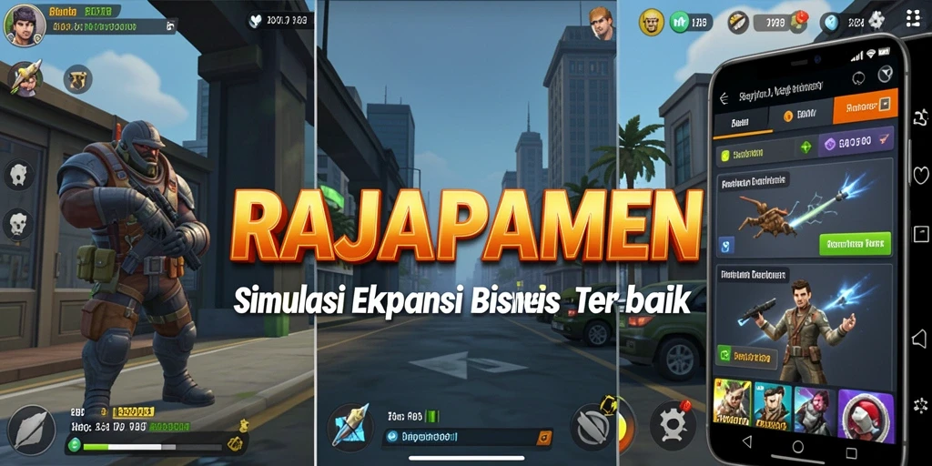 Tampilan gameplay menarik dari RAJAPAMEN yang penuh strategi.