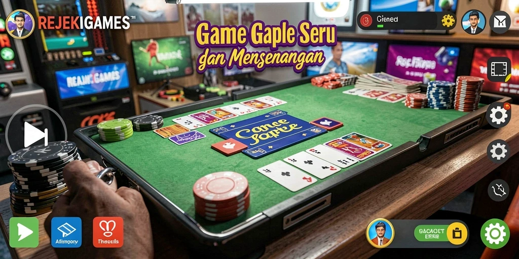 Gameplay seru dan interaktif dari REJEKIGAMES