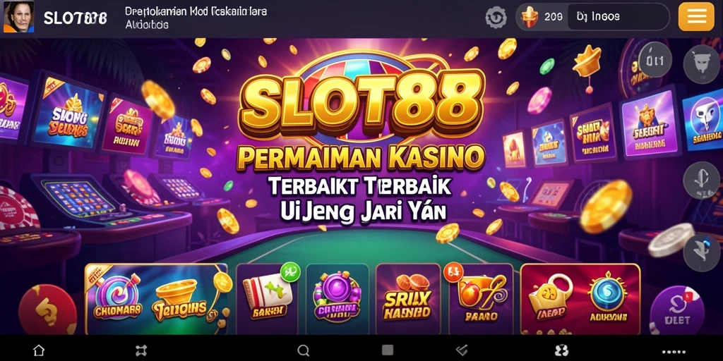 Tampilan menarik gameplay Kasino di SLOT88.