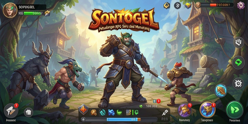 Tampilan gameplay SONTOGEL yang mendebarkan dan penuh aksi.