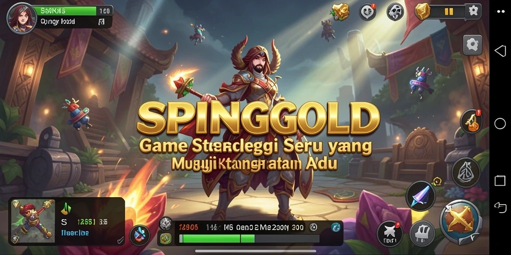 Gameplay SPINGOLD yang seru dan strategis saat memperluas kekuasaan.