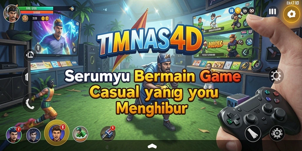 Tampilan gameplay TIMNAS4D yang seru dan penuh warna.
