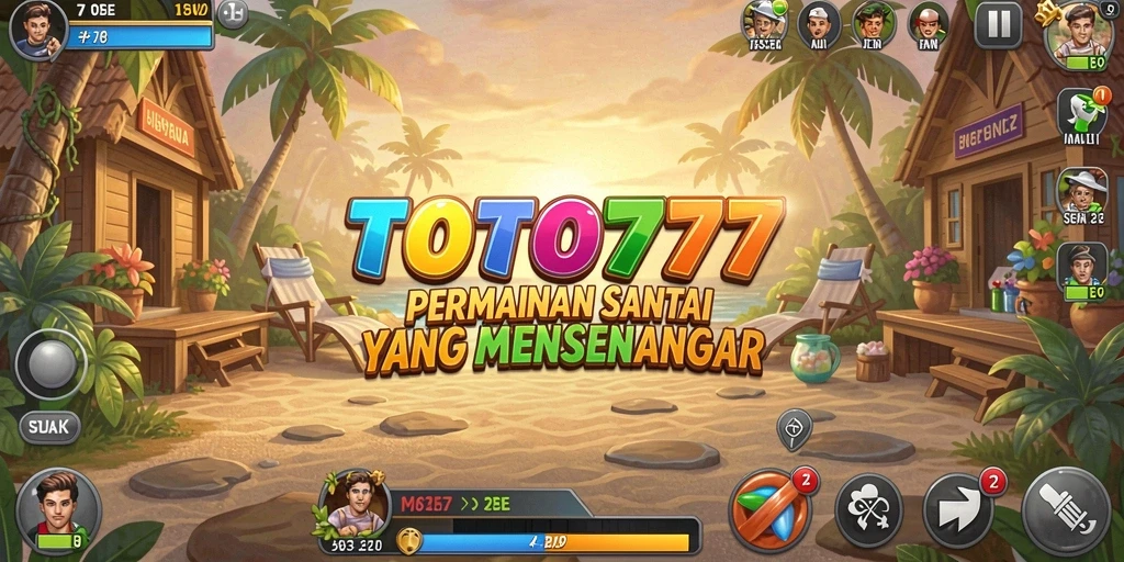 Screenshot gameplay TOTO777 yang penuh warna dan interaktif.