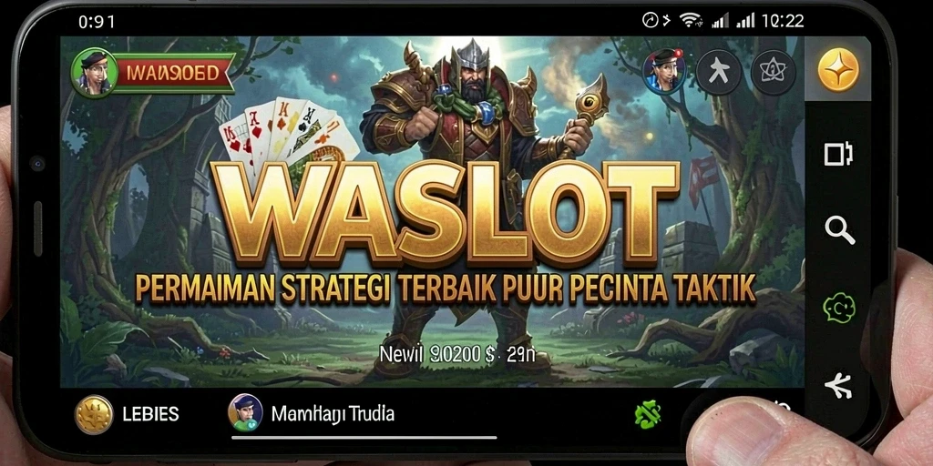 Tampilan gameplay <strong>WASLOT</strong> yang menawan dan strategis.